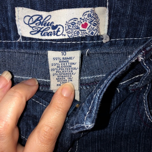 Blue Heart jeans size 10 - Picture 6 of 7